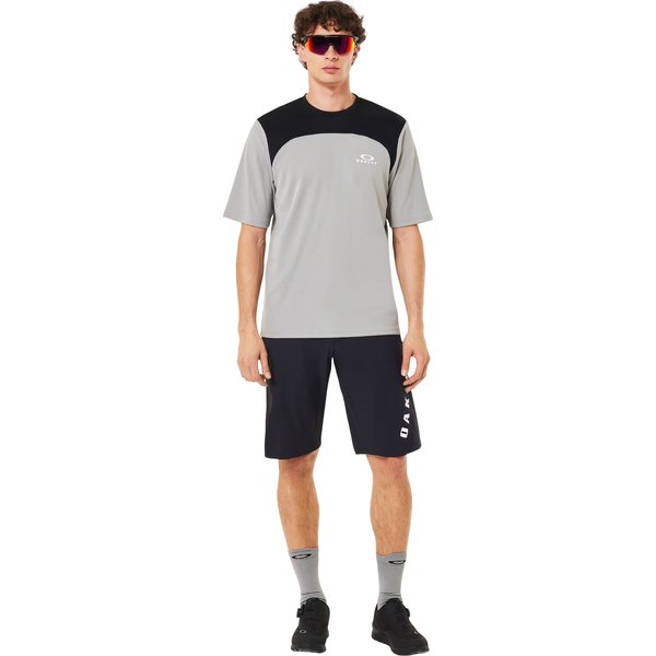 Koszulka rowerowa męska Free Ride SS Oakley - cement