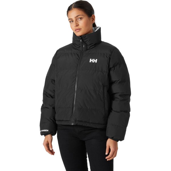 Kurtka puchowa dwustronna damska YU 23 Reversible Puffer Helly Hansen - Black/white
