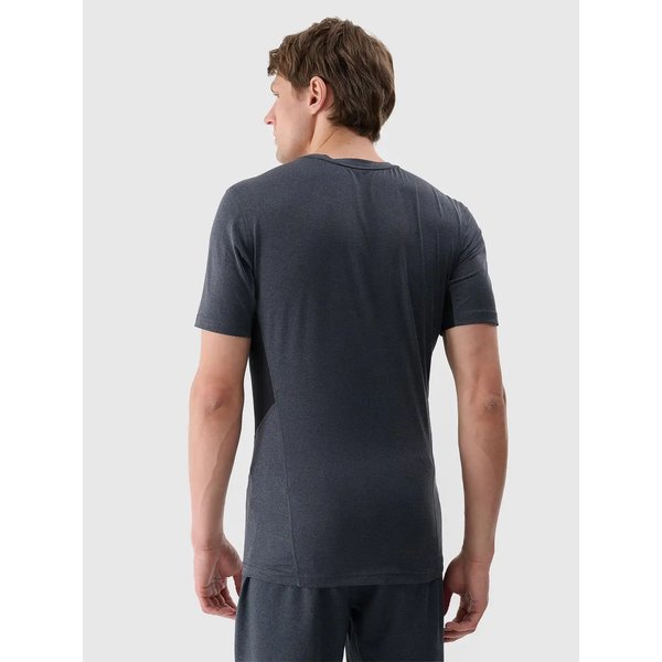 Koszulka męska TFTSM1345 4F - antracyt melanż