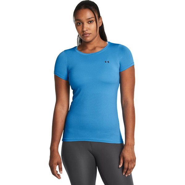 Koszulka damska HeatGear SS Under Armour - niebieska