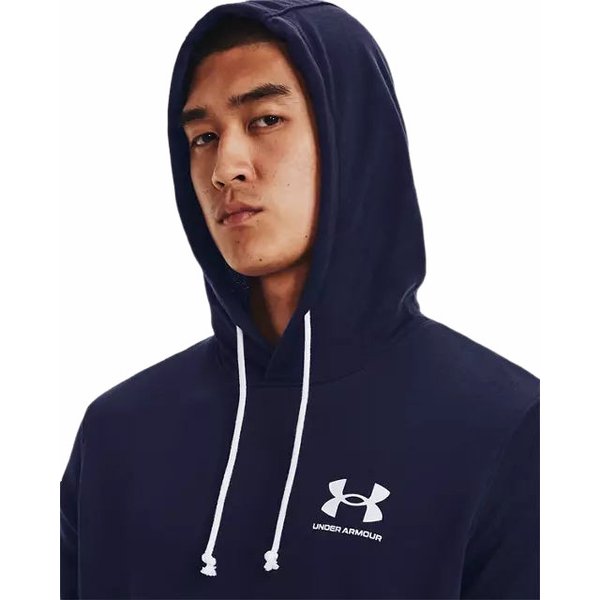 Koszulka męska Rival Terry Short Sleeve Hoodie Under Armour
