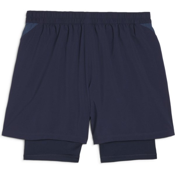 Spodenki męskie Teamgoal 2w1 Puma - Navy-White