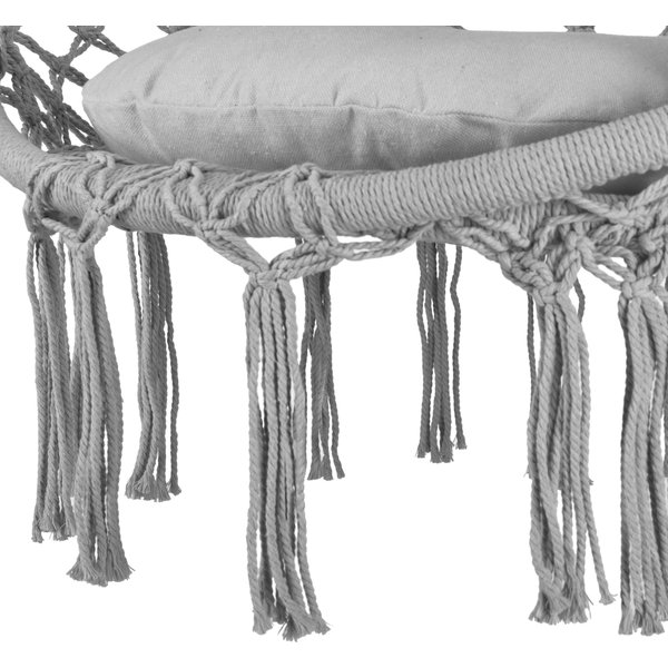 Huśtawka bocianie gniazdo boho XXL Cloud Outtec - szary