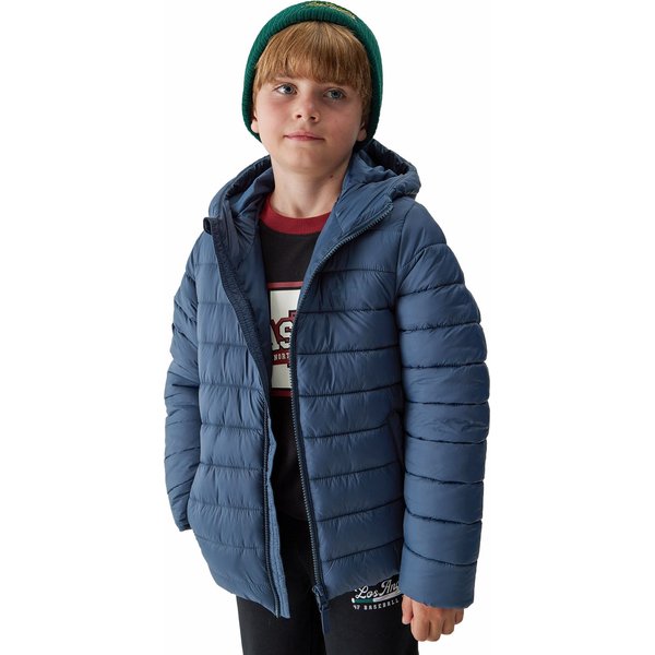 Kurtka puchowa chłopięca 4FJAW23TDJAM273 4F - granat