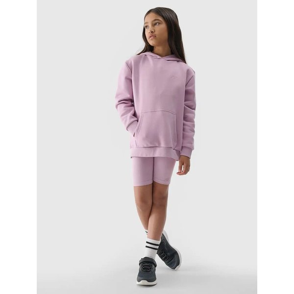 Legginsy, kolarki dziewczęce TSTIF014 4F - jasny róż