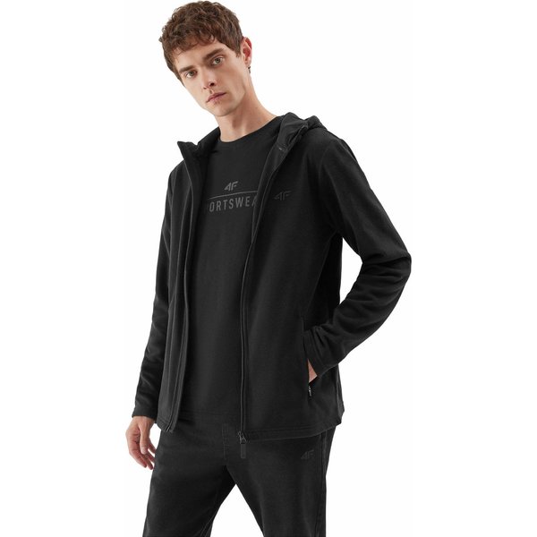 Polar męski 4FAW23TFLEM121 4F - głęboka czerń