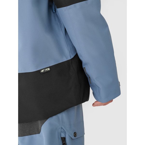 Kurtka snowboardowa męska TTJAM509 4F - denim