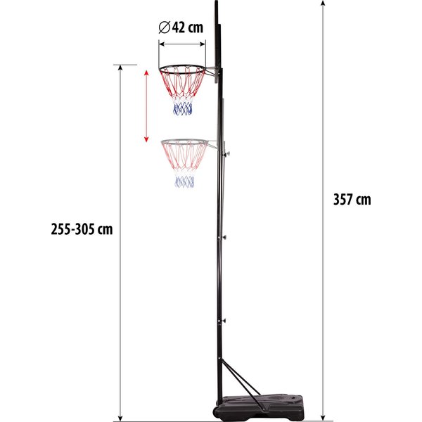 Stojak do koszykówki ZDK8305 Nils