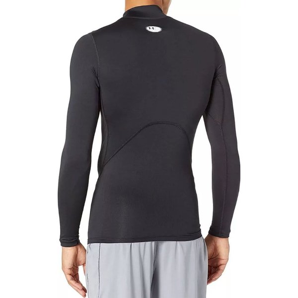 Longsleeve męski HeatGear Armour Comp Mock Under Armour - czarny