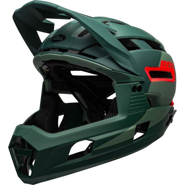 Kask full face Super Air R Mips Spherical Bell - matte gloss green infrared