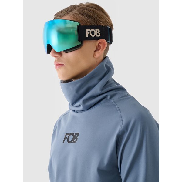 Longsleeve termoaktywny męski UBRUM080 4F - denim