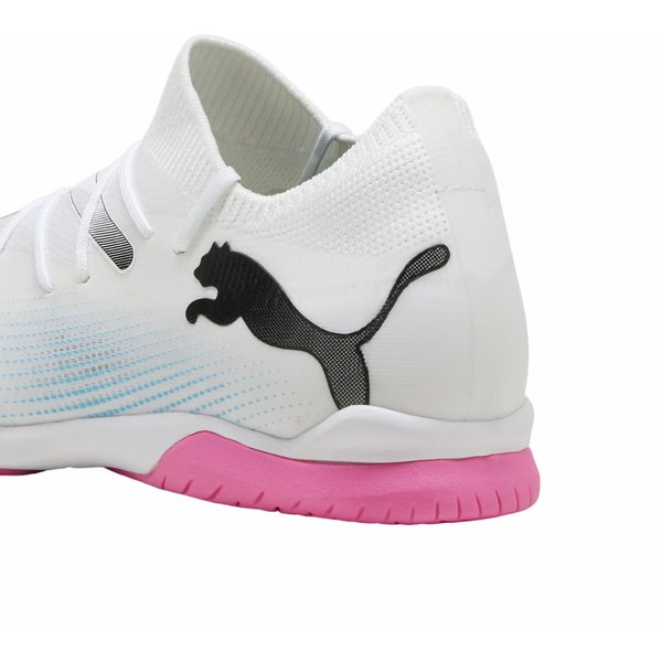 Buty piłkarskie, halowe Future 7 Match It Puma - White/Black