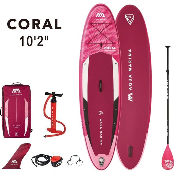 Deska pompowana SUP z akcesoriami Coral 10'2 Aqua Marina