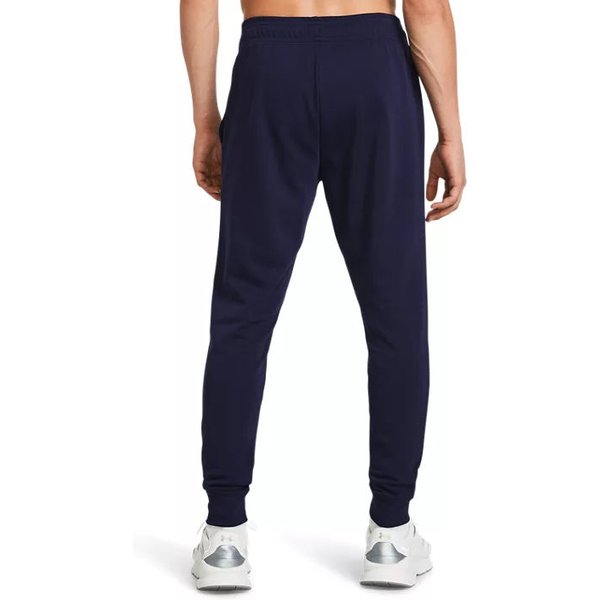 Spodnie dresowe męskie Rival Terry Jogger Under Armour - granatowe
