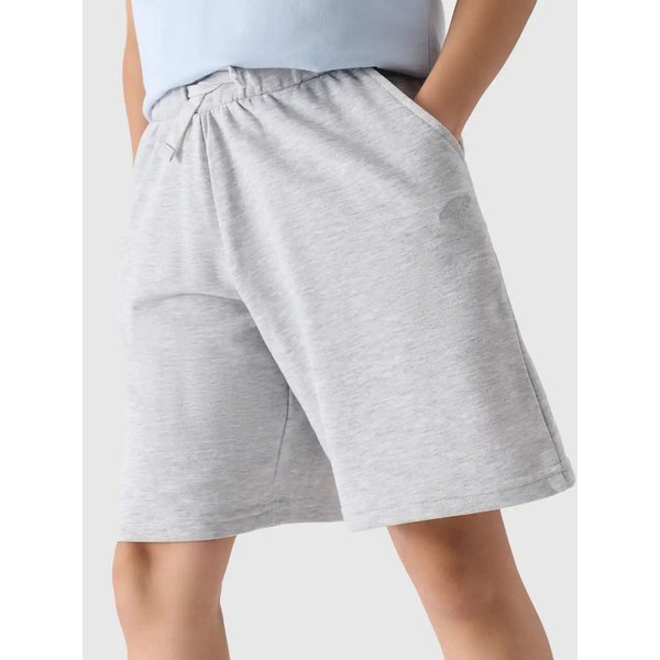 Spodenki chłopięce TSHOM629 4F - szary melanż