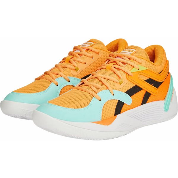 Buty sportowe halowe TRC Blaze Court Puma - pomarańczowe