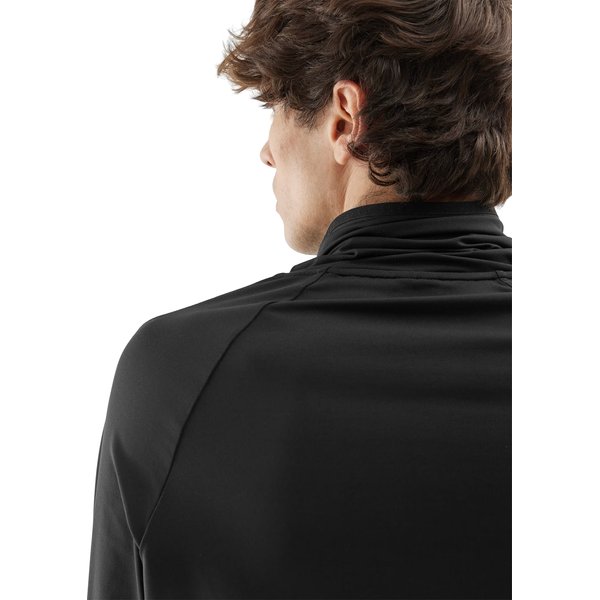 Longsleeve męski 4FAW23UBRUM037 4F - głęboka czerń