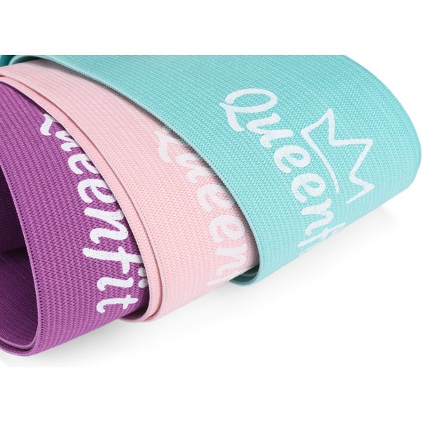 Zestaw gum materiałowych do ćwiczeń Hip Band 3szt Queenfit