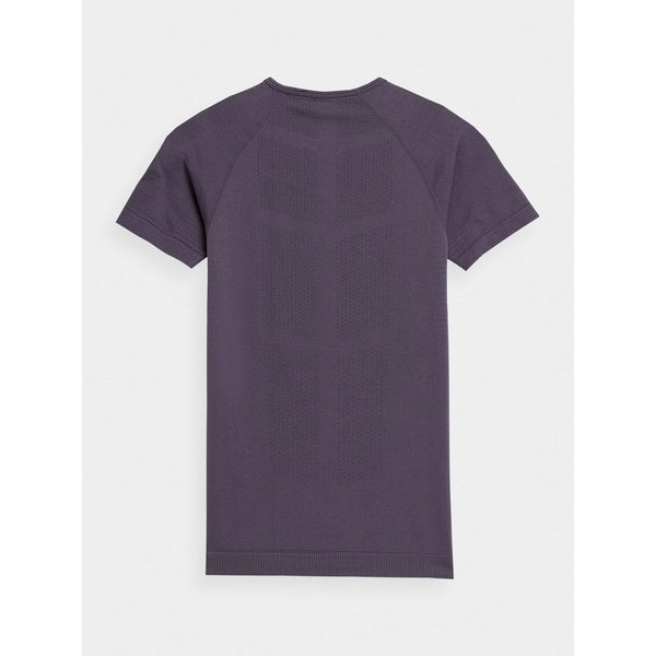 Koszulka damska H4L22 TSDF060 4F - fioletowa