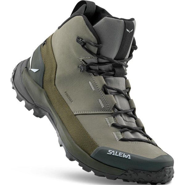 But trekkingowe Puez Leather Mid PTX Salewa - shadow