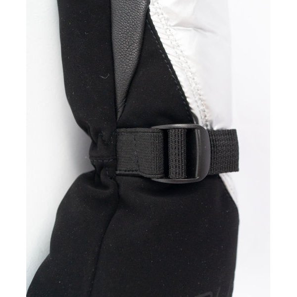 Rękawice narciarskie Yeta Mitten Reusch - srebrne/czarne