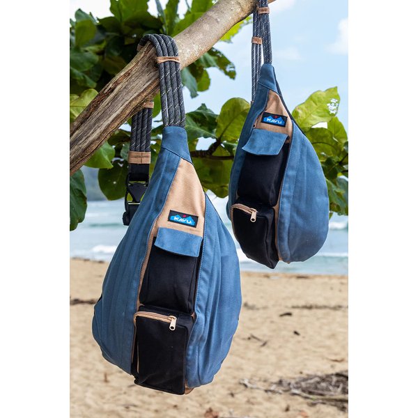 Plecak na jedno ramię, saszetka Rope Bag 10L KAVU - Black