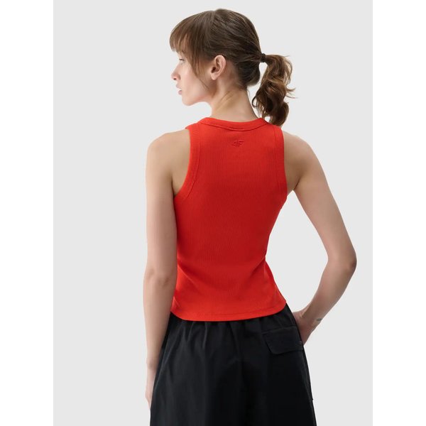 Bezrękawnik damski TSLEF119 4F - czerwony