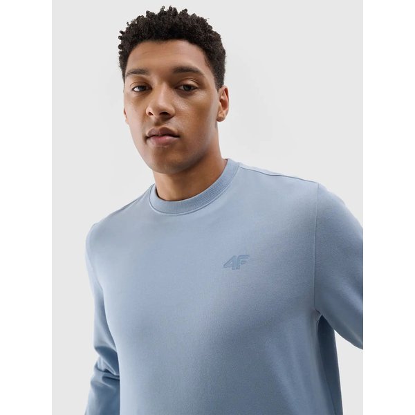Bluza męska TSWSM1622 4F - jasny niebieski