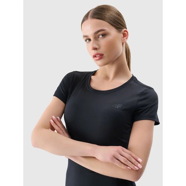 Koszulka damska TFTSF1235 4F - głęboka czerń