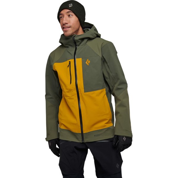 Kurtka narciarska męska Recon Stretch Pro Shell Black Diamond - Tundra-Amber