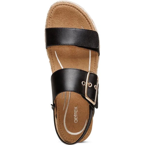 Sandały Vania Wm's Aetrex - Czarny