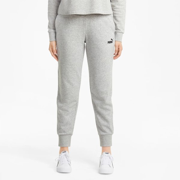 Spodnie dresowe damskie Essentials Track Puma - light grey heather