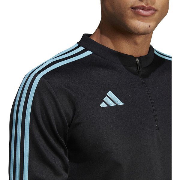 Bluza Męska Tiro 23 Club Training Top Adidas Czarny Niebieski