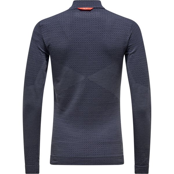 Longsleeve damski Zebru Med Warm Salewa - dark denim