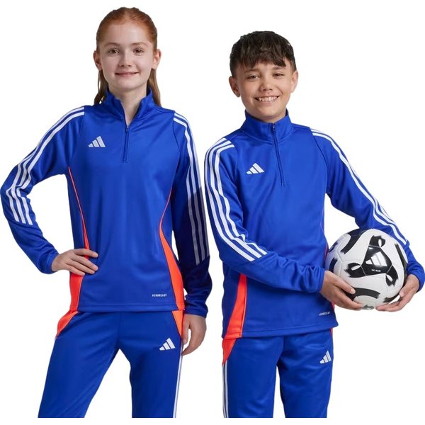 Bluza juniorska Tiro 24 Training Top Adidas - Team Navy Blue 2/White