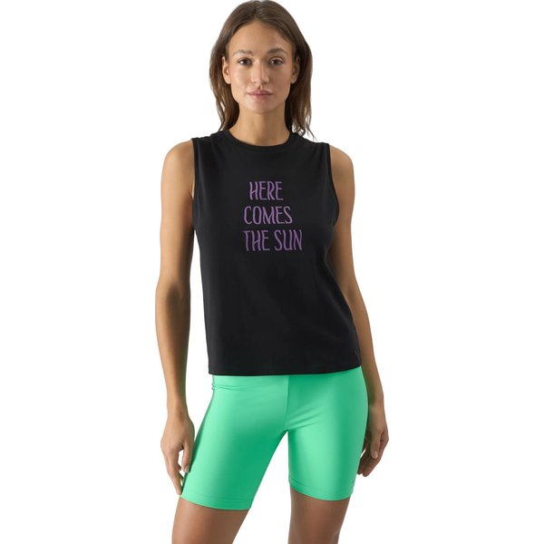 Bezrękawnik damski 4FWSS24TSLEF069 4F - głęboka czerń