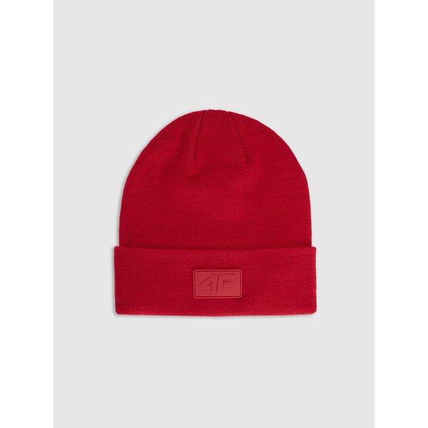Czapka beanie U0857 4F - czerwony