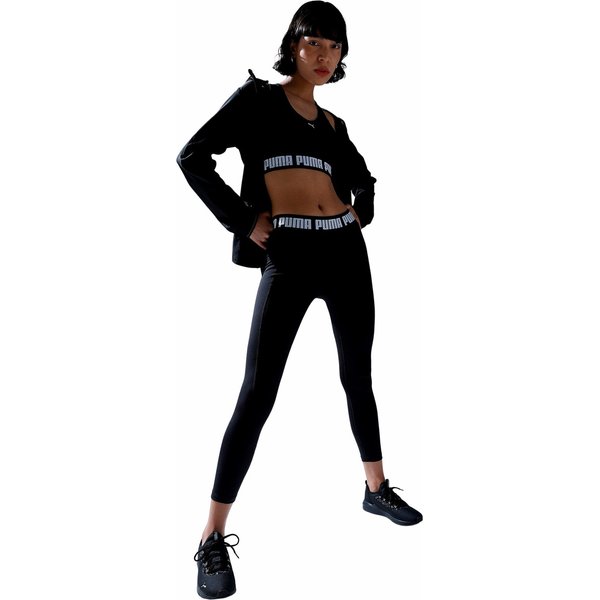 Legginsy damskie Train Strong High Waist Full Tight Puma - czarne
