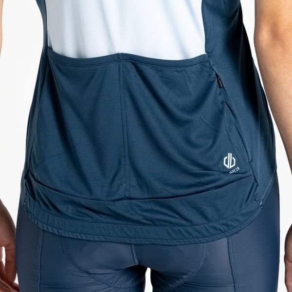 Koszulka rowerowa damska Flutter Jersey Dare2B - Skywy/MoonlightDenim