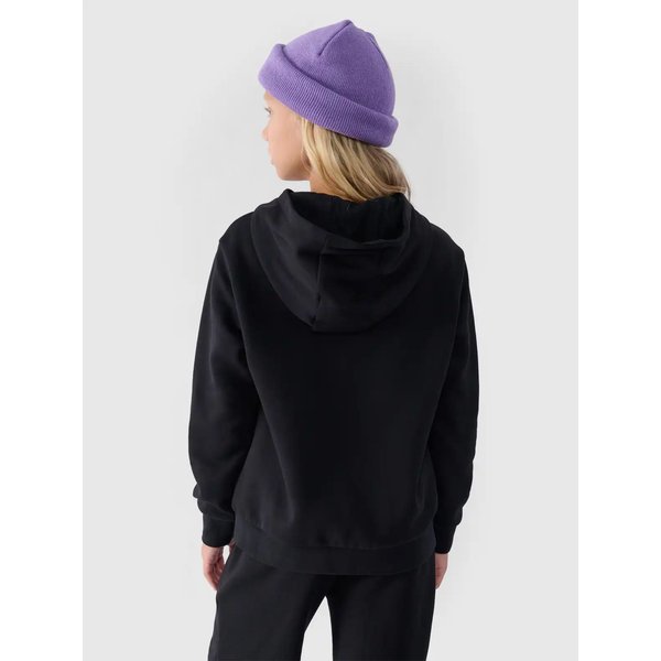 Bluza dziewczęca 4FJWMM00TSWSF1316 4F - głęboka czerń