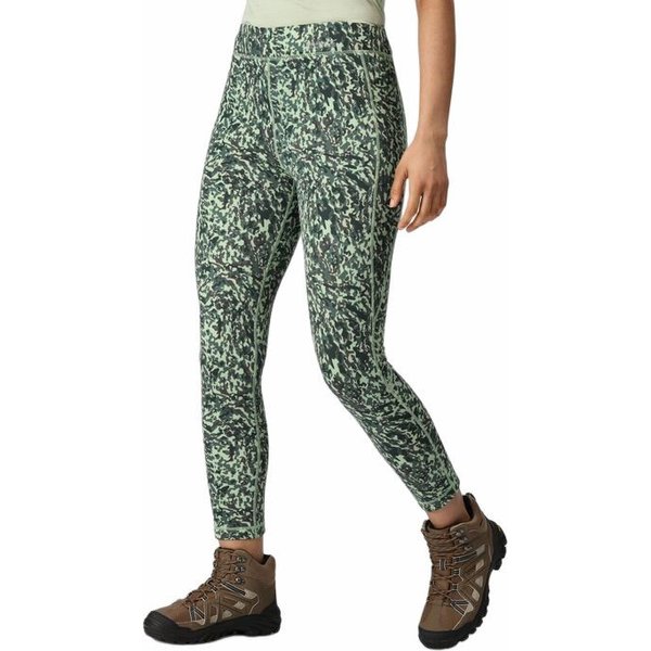Legginsy damskie Holeen Winter Regatta - zielone