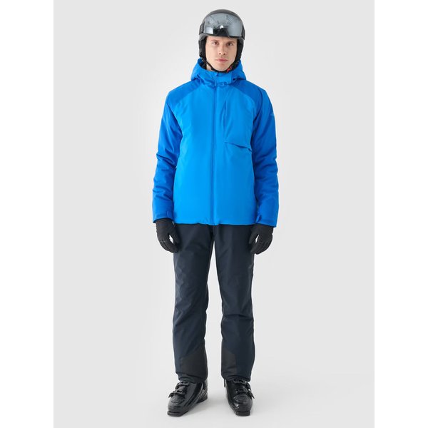 Kurtka narciarska męska TTJAM577 4F - niebieski