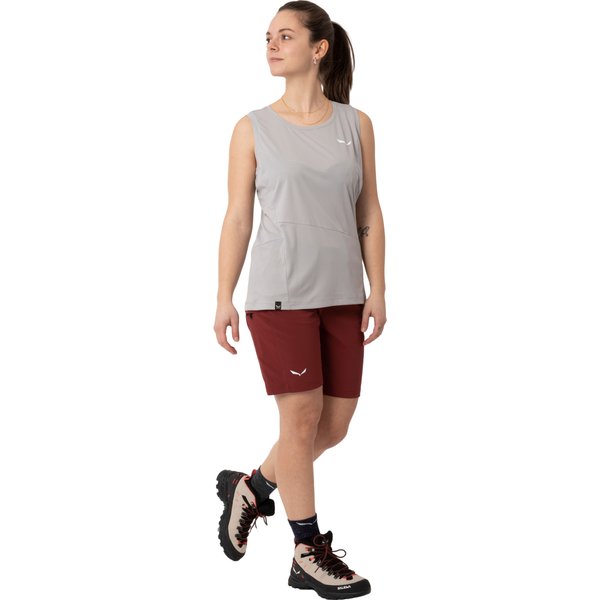 Bezrękawnik, tank top damski Puez Sporty Dry Salewa - quicksand