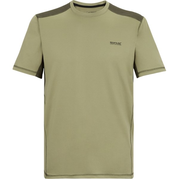 Koszulka męska Virda Regatta - light sage/dark khaki