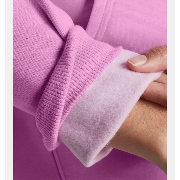 Bluza damska Rival Fleece Big Logo Under Armour - Stellar Pink/White