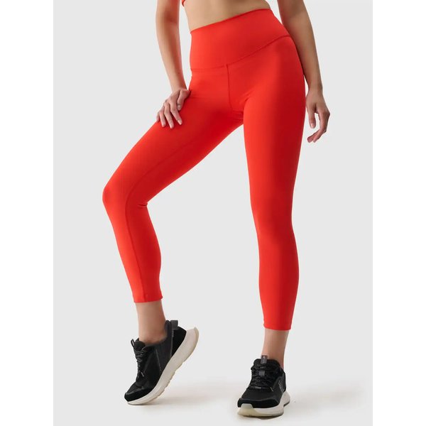 Legginsy damskie TFTIF308 4F - czerwony