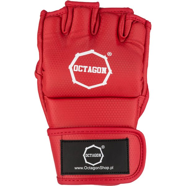 Rękawice MMA Kevlar Octagon - red