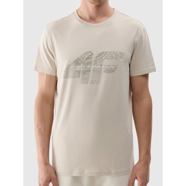 Koszulka męska TTSHM2004 4F - kremowy