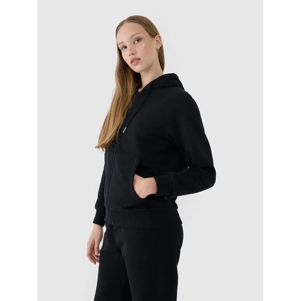 Bluza damska TSWSF1541 4F - głęboka czerń