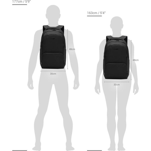 Plecak antykradzieżowy Metrosafe LS450 Econyl RFID 25L PacSafe - Tidal Teal